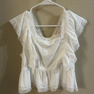 Francesca’s White Blouse